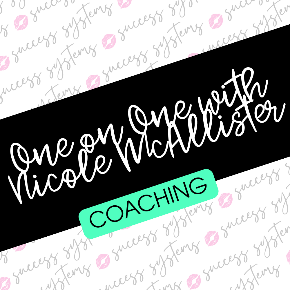 One On One Coaching - Nicole McAllister