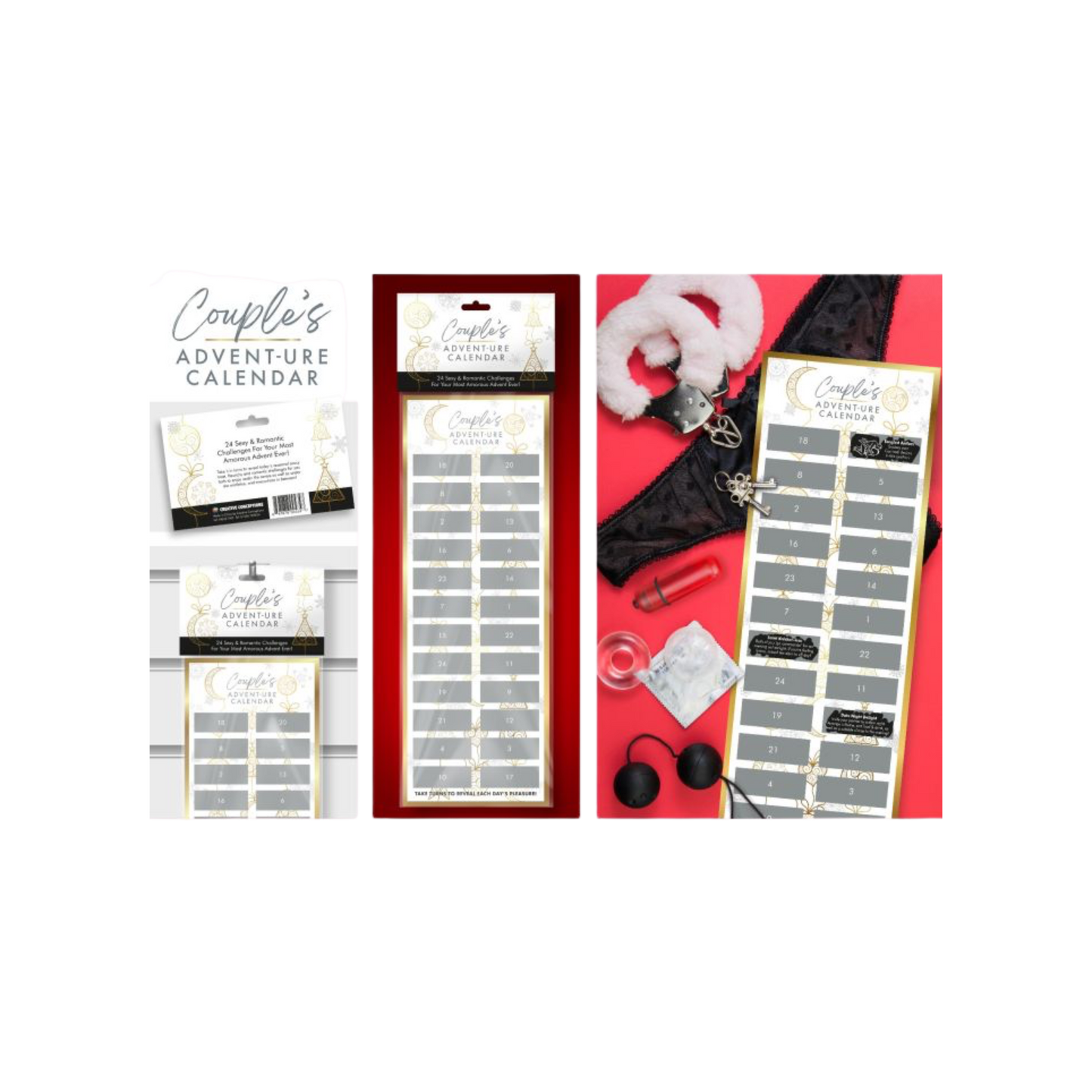 The Couple's Advent-ure Scratch Calendar
