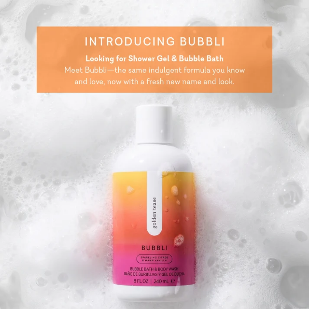 Bubbli Body Wash & Bubble Bath