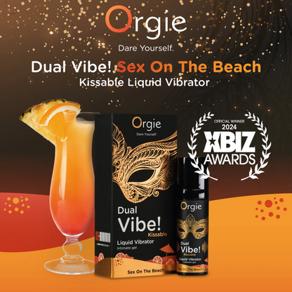 Dual Vibe! Kissable Liquid Vibrator - Sex On The Beach